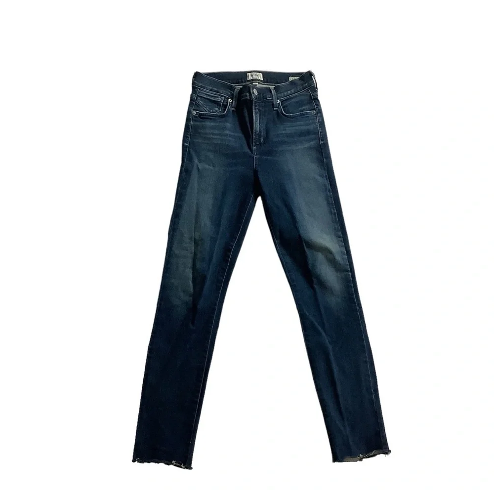 Agolde Sophie Crop Jeans Size 26 Dark Wash